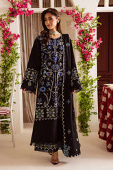 Nova By Mahnur Unstitched 3 Piece Khaddar Winter Suit-NK-04