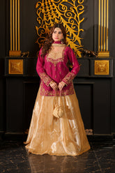 Omal By Komal Stitched 3 Piece Formals Suit-Mahpara