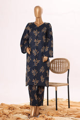 Bin Saeed Stitched 2 Piece Exclusive Printed Cotton Collection'2025-NSM-2503-Black