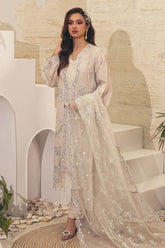 Kahani By Guzel Stitched 3 Piece Festive Formals Organza Vol-02 Collection-05-Nazrana