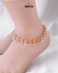 Nemesia Anklets Mint Pink & Green - Zeesy Jewellery