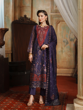 Zurgul By Zebtan Unstitched 3 Piece Luxury Formals Suit-ZG-04 | Zurgul