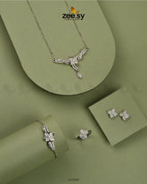 Nivia Pendant Silver - Zeesy Jewellery