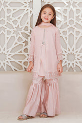 Chiffon Embroidered 3 Pc Suit - Wear Ochre