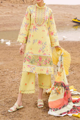 Meraki by Asifa N Nabeel Unstitched 3 Piece Lawn Collection'2024-Orchid