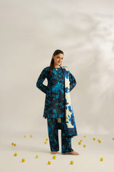 Feathers Unstitched Winter Arrivals Suit-KELNOR-FT583