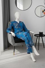 Lush Aura By Almeerah Stitched 2 Piece Premium Bana Dora Lawn Collection'2025-Ocean Mirage