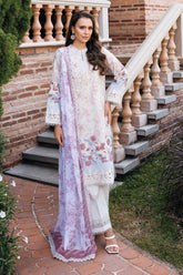 Damask By Afrozeh Unstitched 3 Piece Summer Edit Collection-AL-02-B-Opaline
