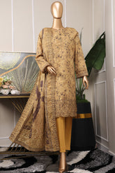 HZ Premium Unstitched 3 Piece Emb Lawn Vol-06 Collection'2025-PEC-528