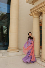 Omal By Komal Stitched 3 Piece Summer Suit-Minha - 3pc