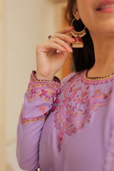 Omal By Komal Stitched 3 Piece Summer Suit-Minha - 3pc