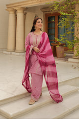 Omal By Komal Stitched 3 Piece Summer Suit-Faria