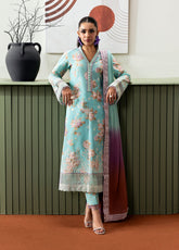 Gulaal Stitched 3 Piece Basic Lawn Collection'2025-Celia