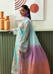 Gulaal Stitched 3 Piece Basic Lawn Collection'2025-Celia