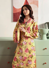 Gulaal Stitched 2 Piece Basic Lawn Collection'2025-Honey Dew