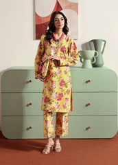 Gulaal Stitched 2 Piece Basic Lawn Collection'2025-Honey Dew