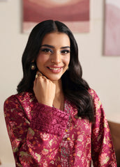 Gulaal Stitched 2 Piece Basic Lawn Collection'2025-Cerise