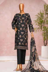 Enchant By HZ Stitched 3 Piece Linnokara Prints Suit-PLK-546