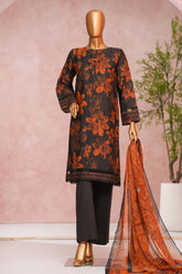 Enchant By HZ Stitched 3 Piece Linnokara Prints Collection'2025-PLK-547
