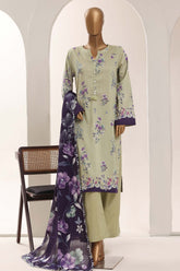Sada Bahar Stitched 3 Piece Printed Lawn Vol-12 Suit-PR-1123-MINT