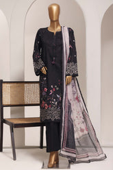 Sada Bahar Stitched 3 Piece Printed Lawn Vol-11 Suit-PR-1144-BLACK