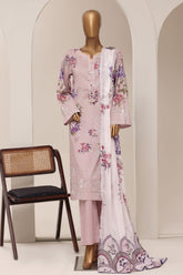 Sada Bahar Stitched 3 Piece Printed Lawn Vol-13 Suit-PR-1166-PLUM