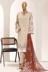 Sada Bahar Stitched 3 Piece Printed Lawn Vol-12 Suit-PR-1174-SKIN
