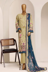 Sada Bahar Stitched 3 Piece Printed Lawn Vol-13 Suit-PR-1177-GREEN