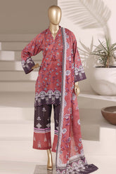 Sada Bahar Stitched 3 Piece Printed Lawn Vol-08 Suit-PR-997-T.PINK