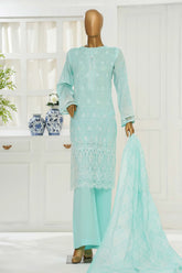Printkari By HZ Stitched 3 Piece Chikankari Vol-06 Suit-PTR-3P-834