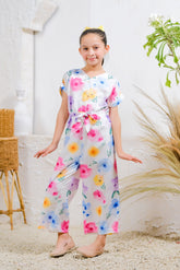 Sprinkles Stitched 1 Piece Summer Jumpsuit Kids Collection'2025-Pastel Petals Jumpsuit