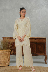 Serena by Madiha Gohar Stitched Summer Suit-Pearl Glow