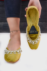 On Your Feets Emb Khussa-Pearl Lux