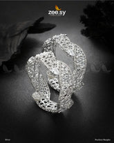 Pearluxe Bangles Silver - Zeesy Jewellery
