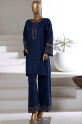 Vybe By Sada Bahar Stitched Co Ords Premium Winter Fabric Suit-MEK-253-Blue