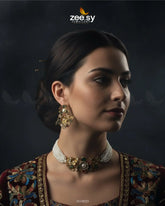 Peony Choker Set - Zeesy Jewellery