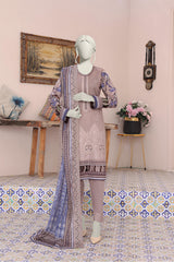 Almeerah Unstitched 3 Piece Emb Cutwork Lawn Vol-04 Collection'2025-Petal Pink Muse