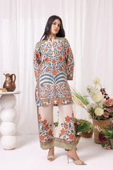 Heeriye Printed Co-Ord Set (Pret) - 400