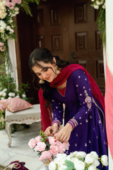 Baat Pakki Omal by Komal Stitched 3 Piece Dobby Suit-Malaika
