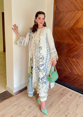 Sardinia Unstitched 3 Piece Lawn Collection-Pina Colada - Fariha Asghar
