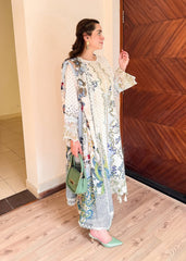 Sardinia Unstitched 3 Piece Lawn Collection-Pina Colada - Fariha Asghar