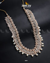 Portulaca Malla Necklace Golden Pearl - Zeesy Jewellery