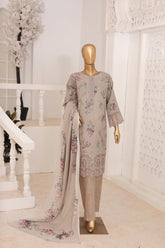 Oswah Women By Suntex Stitched 3 Piece Emb & Printed Lawn Suit-OS-2667