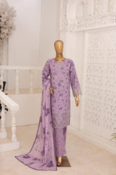 Oswah Women By Suntex Stitched 3 Piece Emb & Printed Lawn Suit-OS-2666