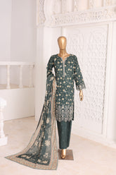Oswah Women By Suntex Stitched 3 Piece Emb & Printed Lawn Suit-OS-2668