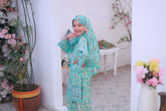 03 PC - TURQUISE - SHIRT - EMBROIDERED