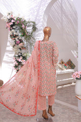 03 PC - PEACH - SHIRT - EMBROIDERED