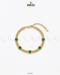 Prism Crystal Gemstone Bracelet