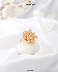 RING-8092 Champagne - Zeesy Jewellery