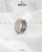 RING-8284 Rose Gold - Zeesy Jewellery
